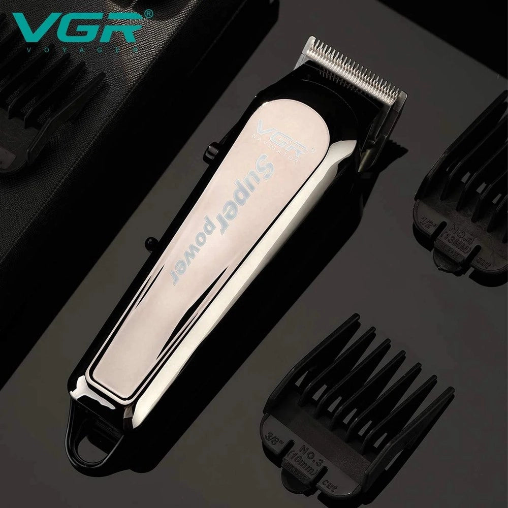 Tagliacapelli Senza Fili Regolabarba Uomo Batteria Ricaricabile Rasoio Vgr V-060
