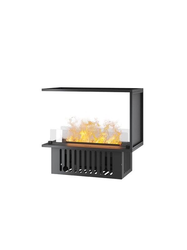 INVAPO U800 - Camino a vapore acqueo a LED multicolore trifacciale