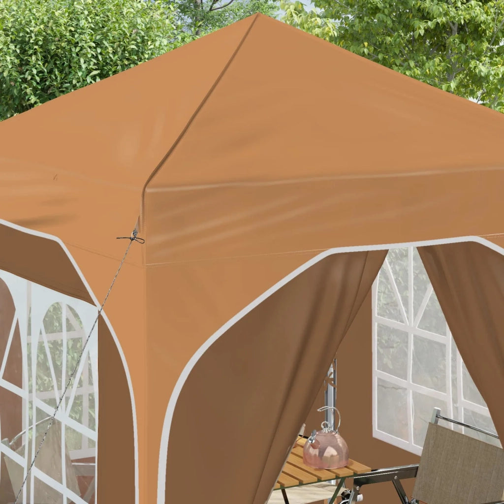Tenda per feste a pop-up 192 x 192 x 245 cm Beige 42019837