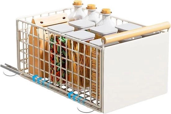 Cassa estensibile - Cappa cucina estensibile - Bianco - Grande