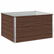 Letto rialzato da giardino Nero 100 x 80 x 55 cm 8006385