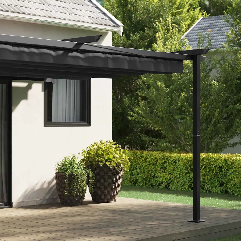 Gazebo Antracite 400 x 300 x 200 cm Poliestere 4003975