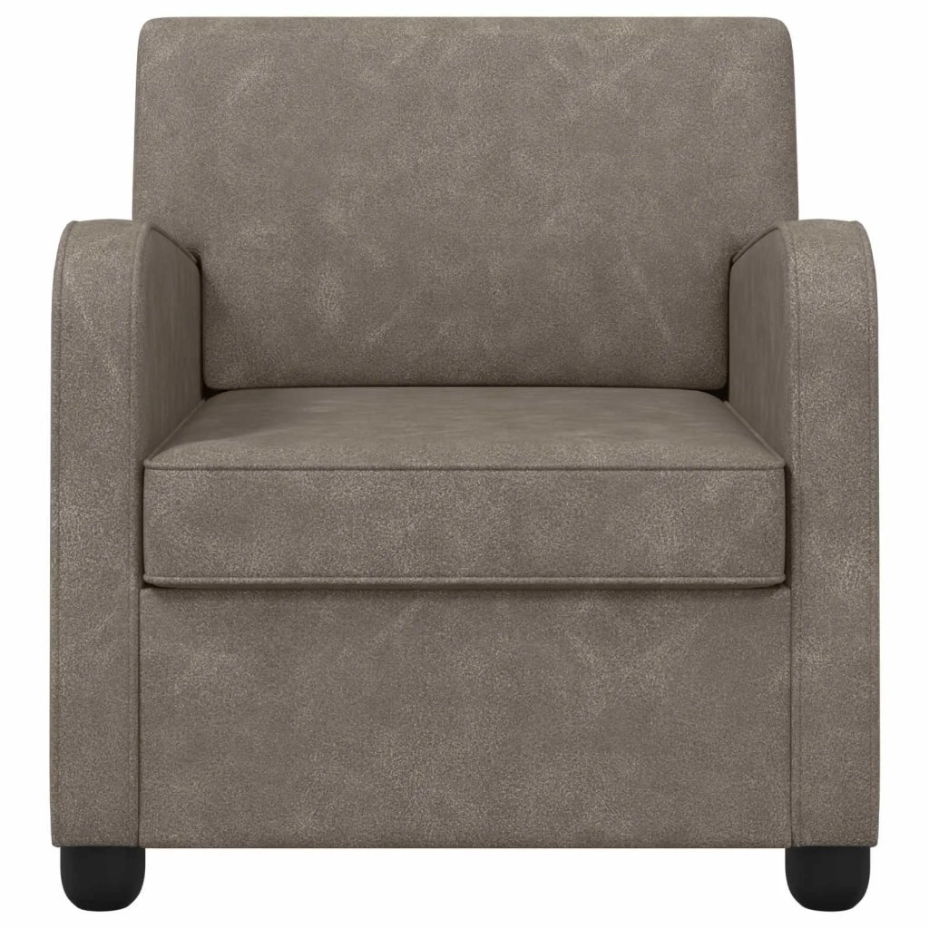 Poltrona Grigio antico Similpelle 42043439