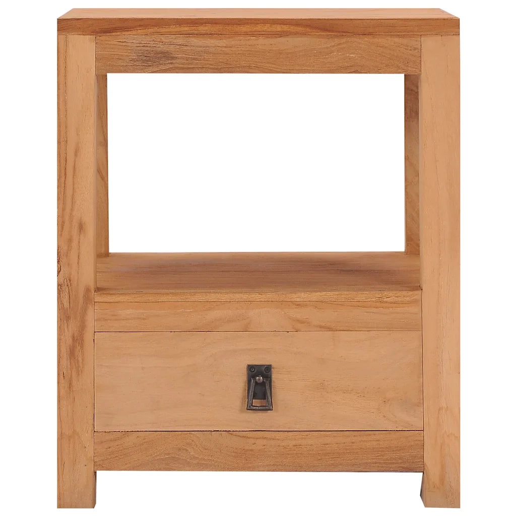 Comodino 40x30x50 cm in Legno Massello di Teak 287228