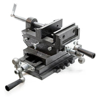 Morsa da macchina a due assi 100mm Tavolo a croce per banco da lavoro o da fresatura