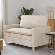 Divano Crema 126 x 81 x 87,5 cm Poliestere 42028818