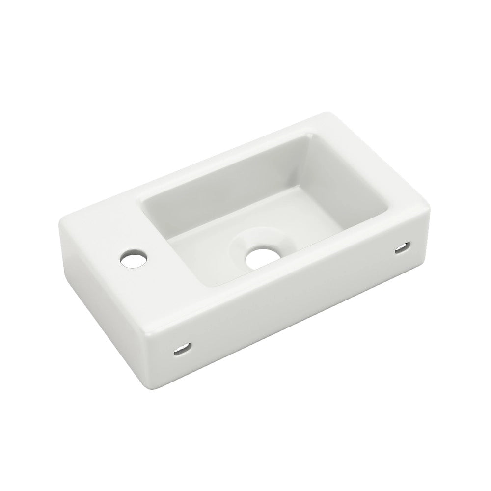 Mobile Bagno con Lavabo e Sottolavabo Sospeso 46 cm ¨C Xylo ¨C Bianco