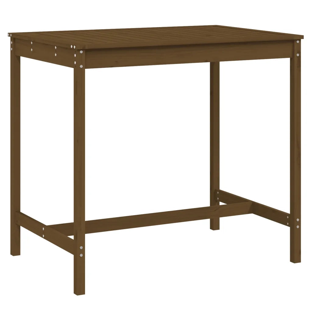 Tavolo da Giardino Ambra 121x82,5x110 cm Legno Massello di Pino 824091