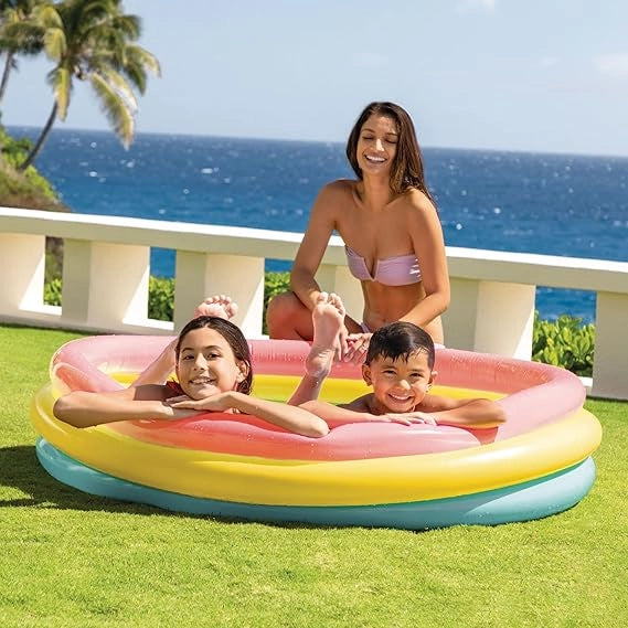 PISCINA GONFIABILE 'SUNSET GLOW' Ø cm 147 - 275 litri  - INTEX