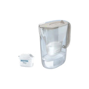Brita 1057797 Caraffa Filtrante Style Essential Sabbia 2.4L con 2 Filtri Maxtra Pro