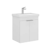 Mobile lavabo "Desna 50" - 50 x 38 x 58 cm - Bianco opaco