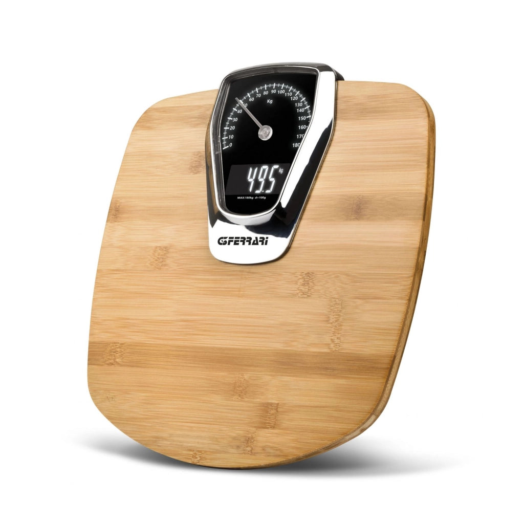G3ferrari g30047 bilancia elettronica formula elegance, colore legno, 1400 g