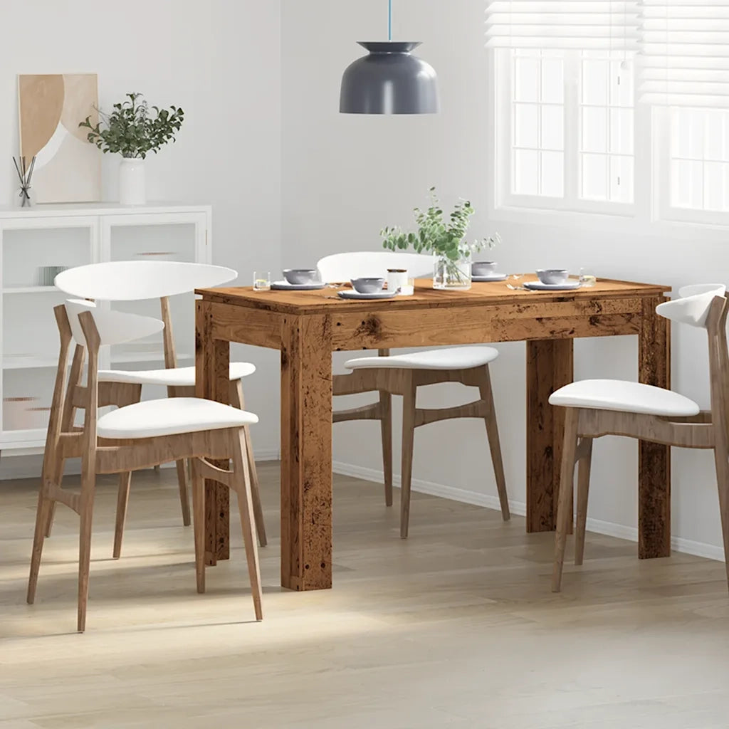 Tavolo da Pranzo Legno Antico 120x60x76 cm in Truciolato
