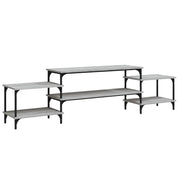 Mobile TV | Armadietto TV | Mobile Porta TV Grigio Sonoma 197x35x52 cm in Legno Multistrato
