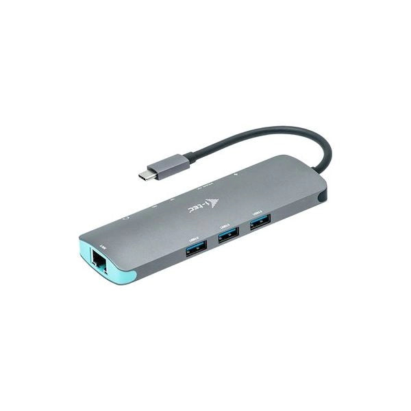 I-tec metal usb-c nano docking station di metallo con 4k hdmi lan + power delivery 100 w - C31NANODOCKLANPD