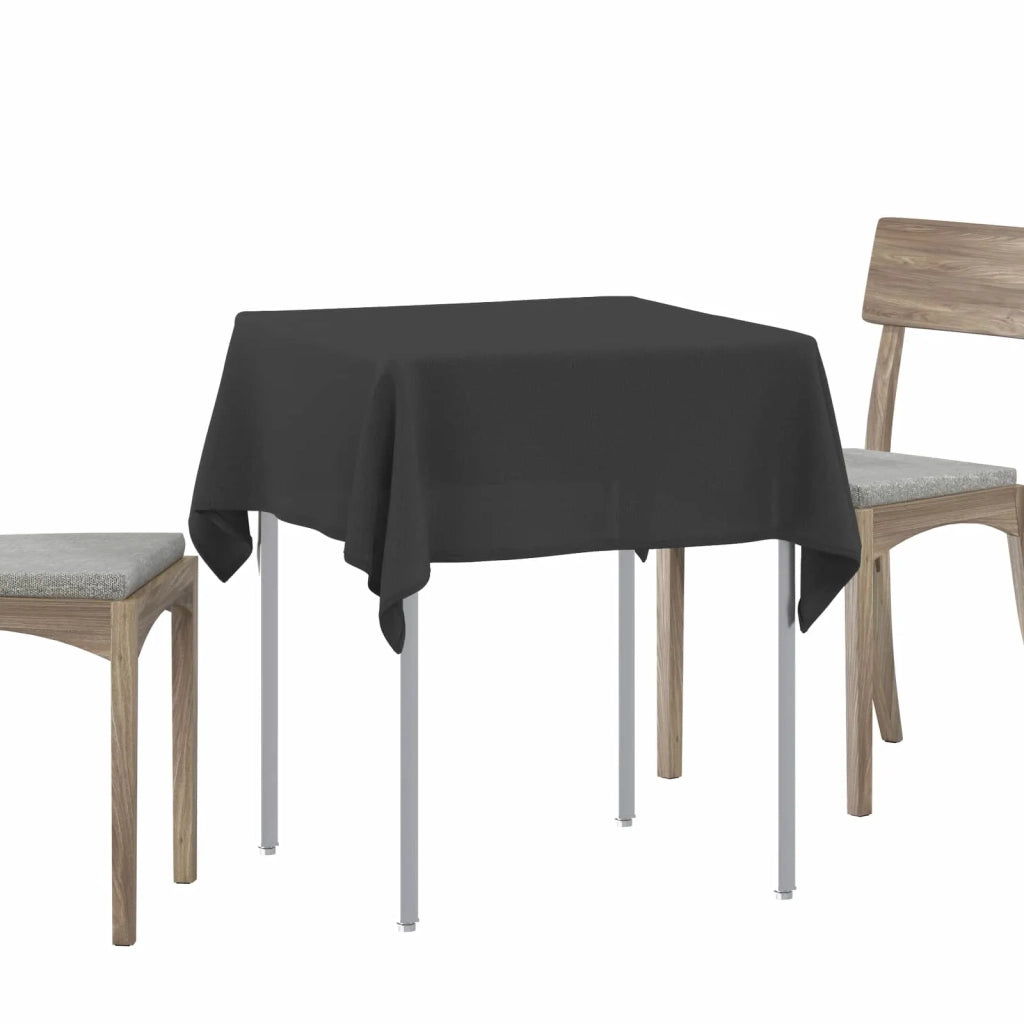 Tovaglia da Tavolo Quadrato Grigio Scuro 90 x 90 cm 42039932