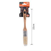 Trade Shop - Pennello Piatto 22 Cm Con Manico In Legno Setole Morbide Pittura Vernice 90202 -