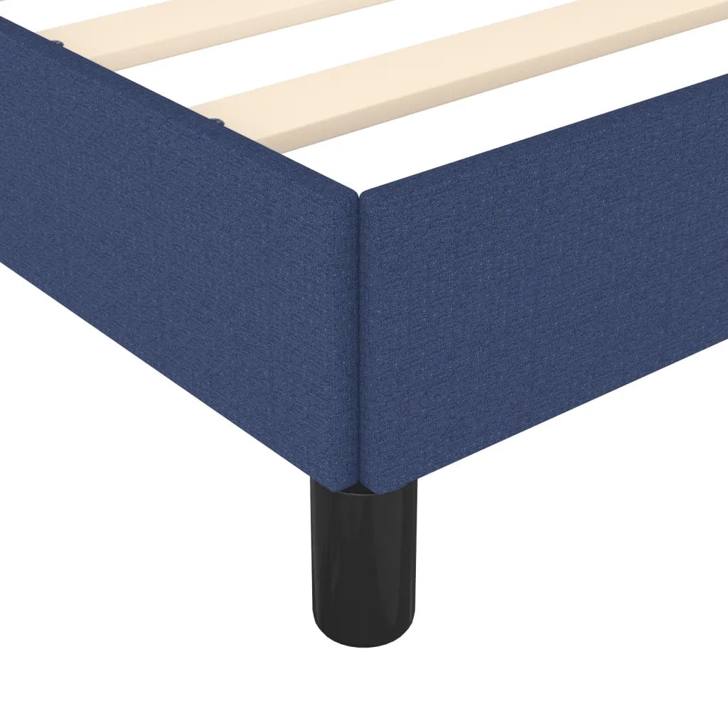 Giroletto senza Materasso Blu 140x200 cm in Tessuto 347072
