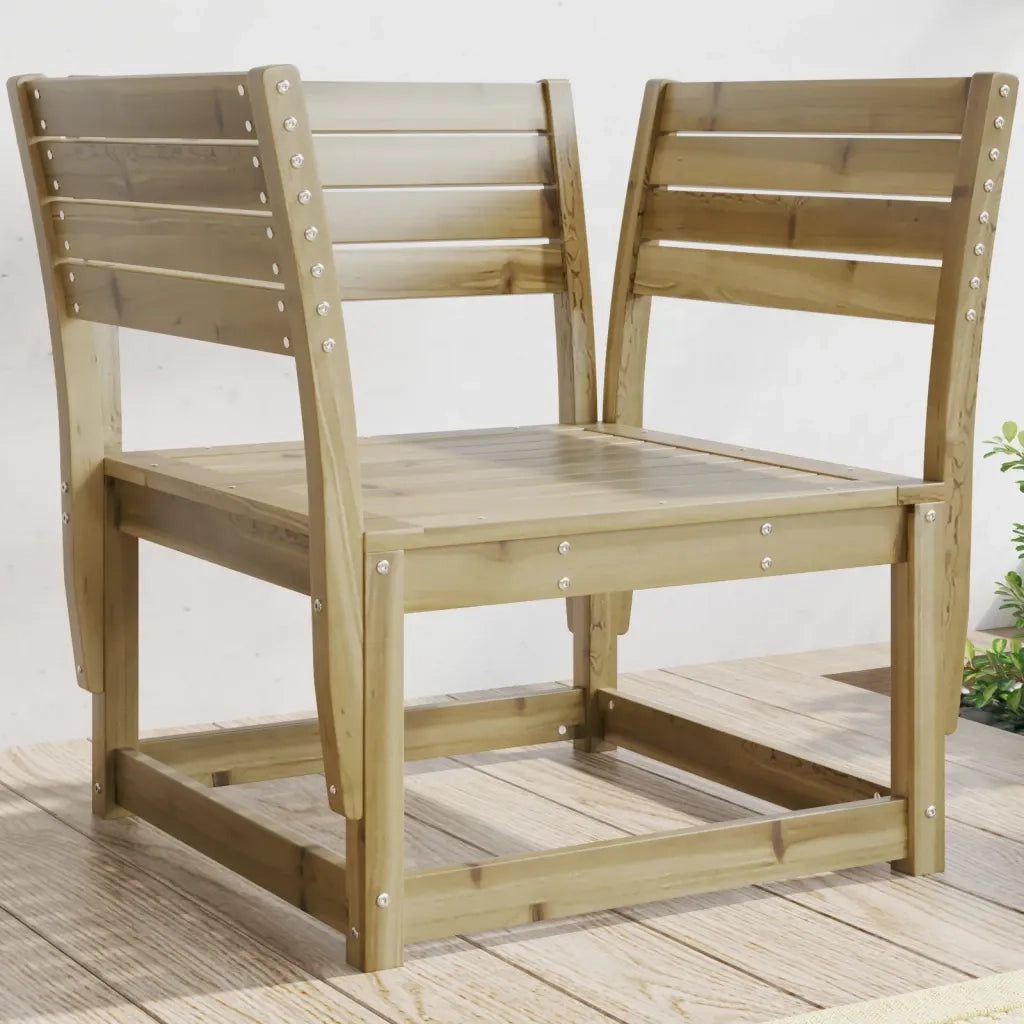 Sedia da Giardino in Legno di Pino Impregnato 844678
