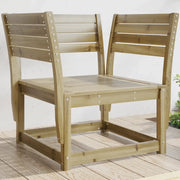 Sedia da Giardino in Legno di Pino Impregnato 844678