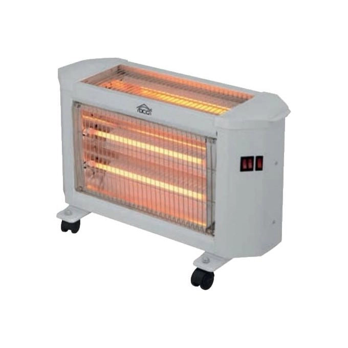DCG Eltronic SA9625 stufetta elettrica Interno Bianco 2000 W Riscaldatore di ambienti elettrico al quarzo