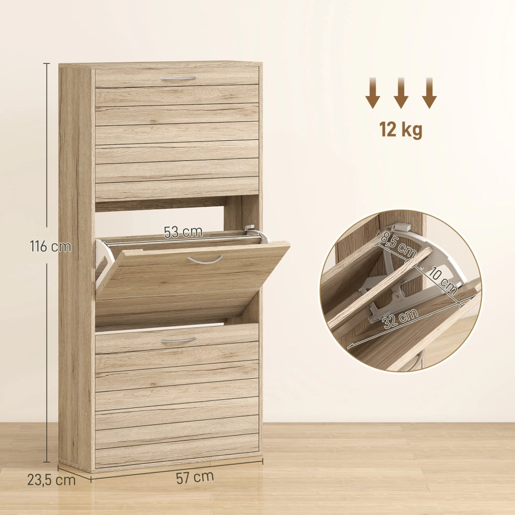 Scarpiera con 3 Ante ¨C Zephmum ¨C Robe 80x30x100