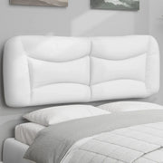 Cuscino Testiera Hvar Bianco 137 cm in Similpelle 376073