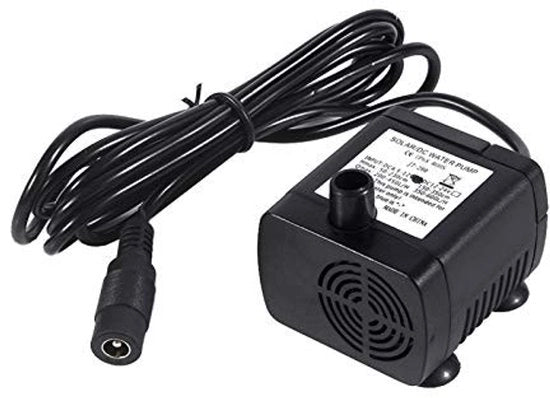 Pompa Subacquea Mini - IP68 - Nivel Suono Basso - 420 l/u Velocità di Flusso - 12V - Senza Manutenzione - Pompa Idraulica Subacquea