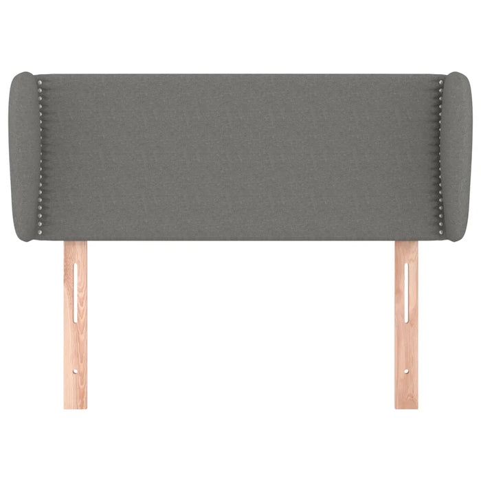 Testiera ad Orecchio Grigio Scuro 93x23x78/88 cm in Tessuto 3116987