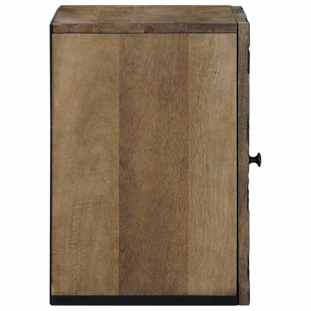 Mobile Appeso da Bagno con porta Marrone 38 x 33,5 x 48 cm 4018352