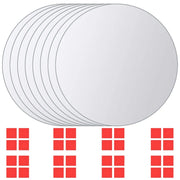 Piastrelle a Specchio 16 pz Rotonde in Vetro CFW4575500