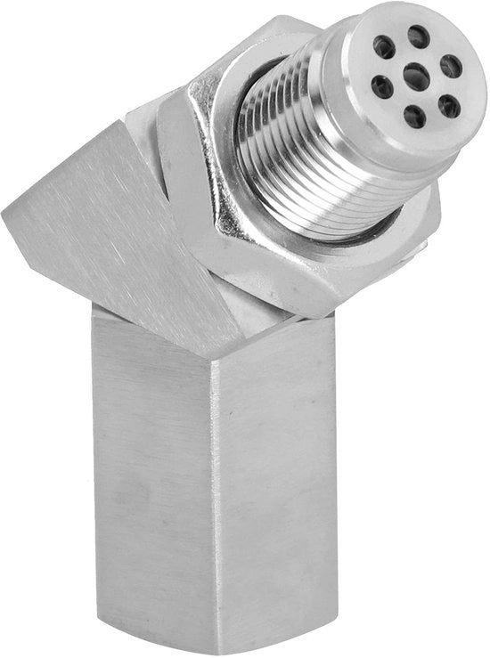 Adattatore di Sensore di Ossigeno - Estensore di Sensore di Ossigeno a 45° - Adattatore di Catalizzatore di Alta Qualità - Adatto per Auto - Filo M18x1.5