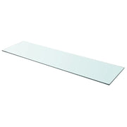 Mensola in Vetro Trasparente 110x30 cm cod mxl 33179