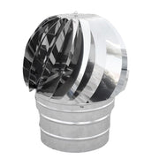 TIRAFUMI BASE TONDA ACCIAIO INOX- Diam. 150- DK- pezzi 1