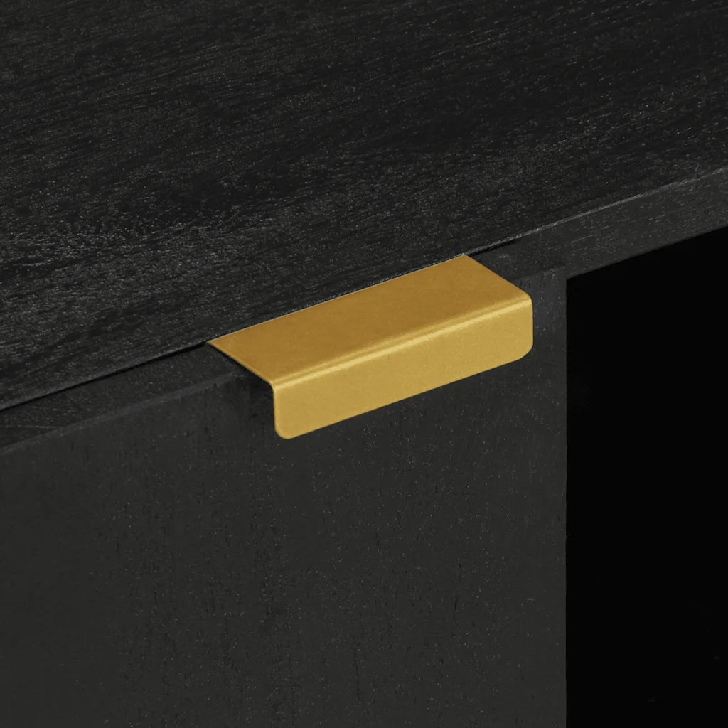 vidaXL Mobile Porta TV Nero 105x33x46 cm in Legno Multistrato