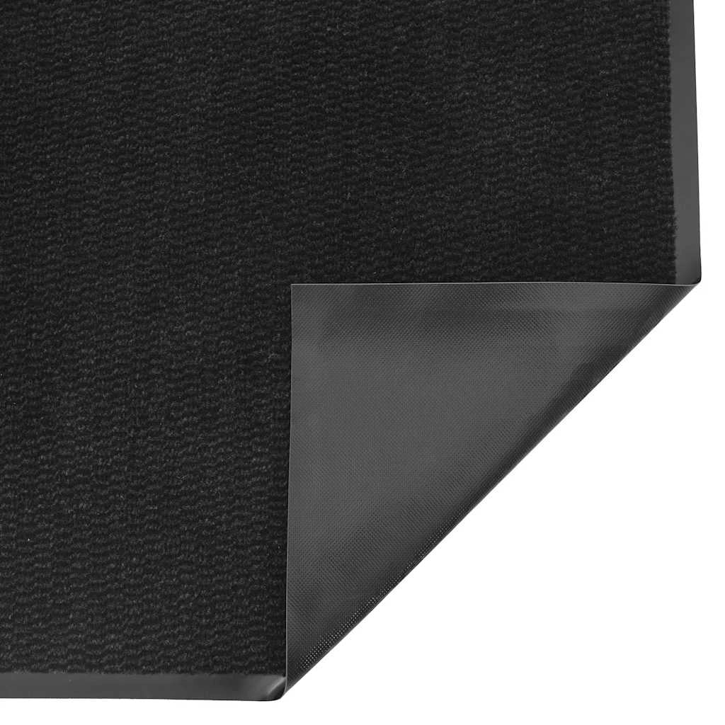 Zerbino antiscivolo nero 60 x 180 cm assorbente per acqua e sporco stile moderno PP nero 02_0058107