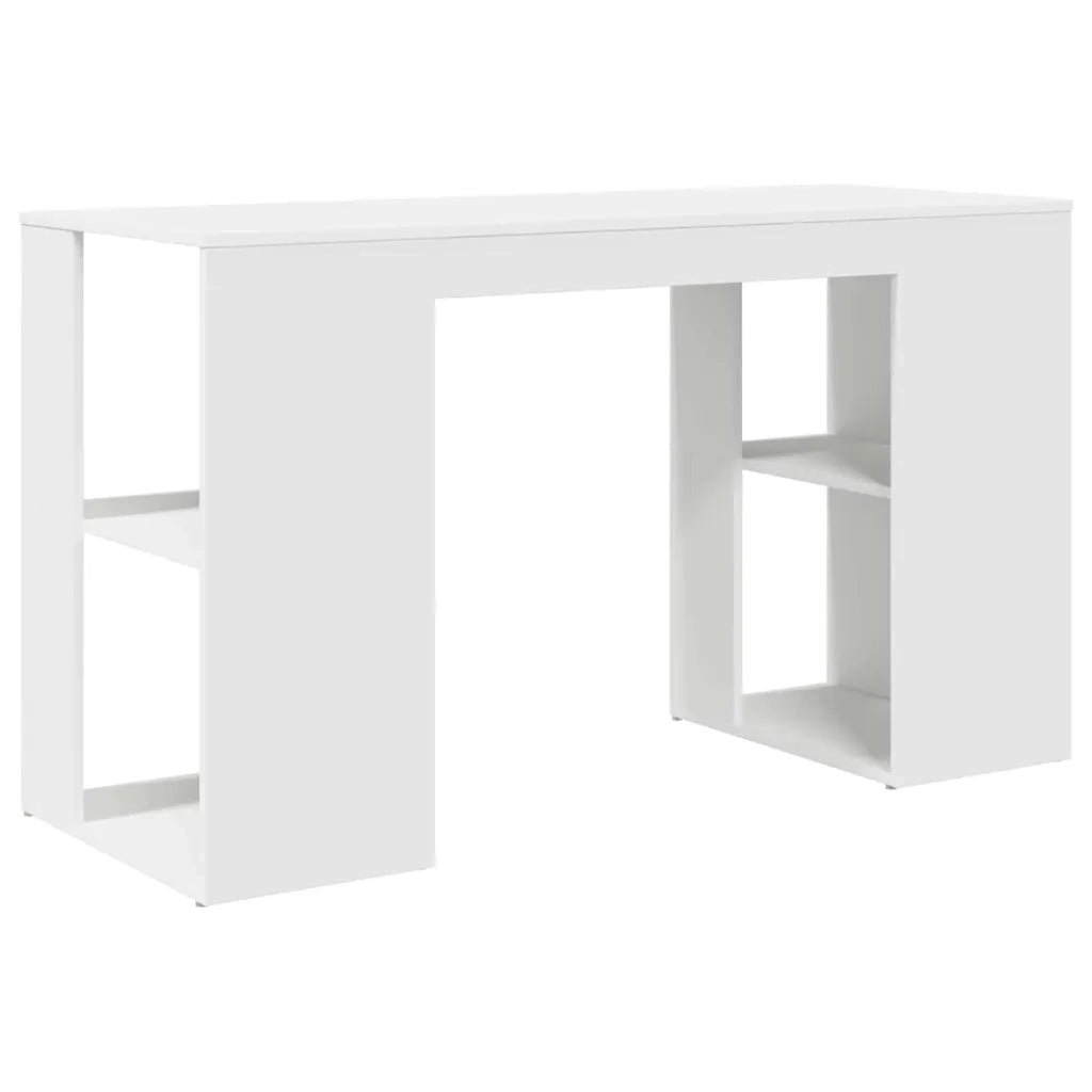 Scrivania Bianco 130 x 50.5 x 75 cm Legno multistrato 869498