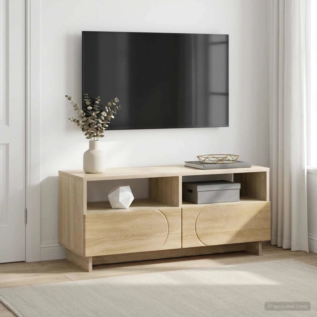 Supporto TV 90 x 34,5 x 40 cm Grigio Cemento 8011471