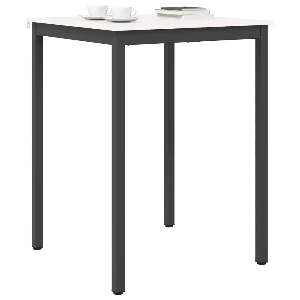 Tavolo da bar Bianco 80 x 80 x 105 cm Pino massello 892802