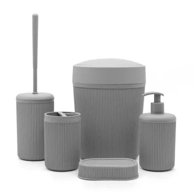 Scopino bagno da appoggio grigio in plastica Ring