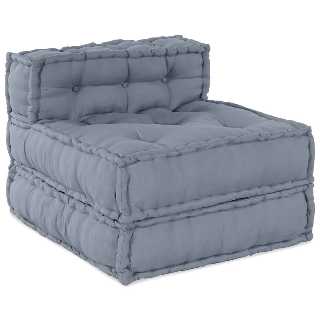 Unit¨¤ di Divano Modulare Grigio 70 x 70 x 56 cm Tessuto CFW9060435