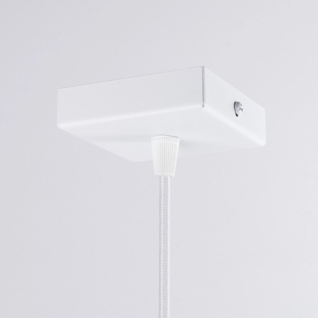 Lampada a sospensione CELARO bianca legno E27 Pure Lume