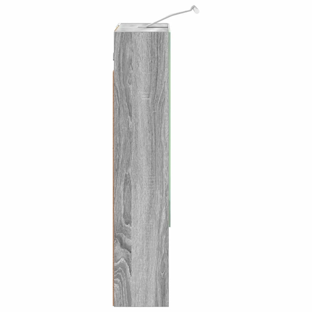 Mobiletto per specchio da bagno Grigio Sonoma 50 x 14,5 x 70 cm