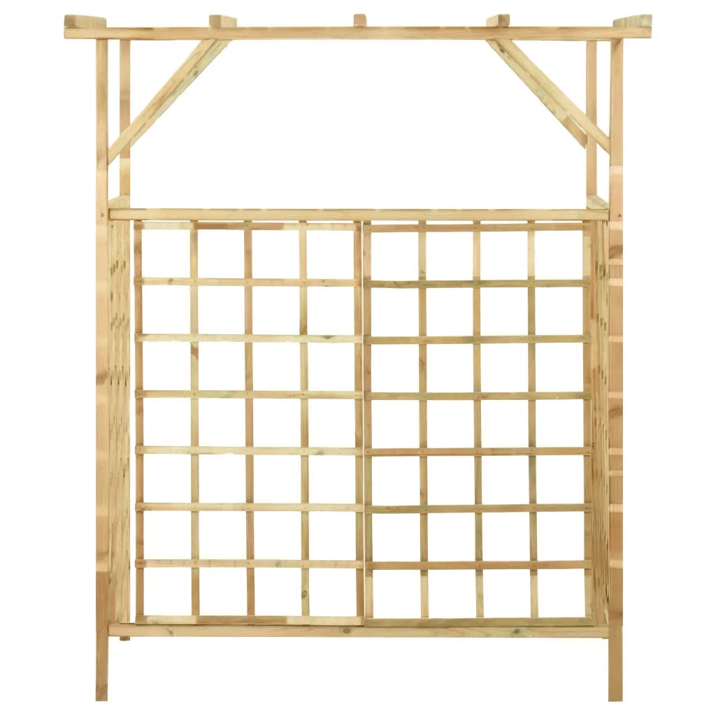 Pergolato Giardino per Bidoni Doppi Legno di Pino Impregnatocod mxl 80659