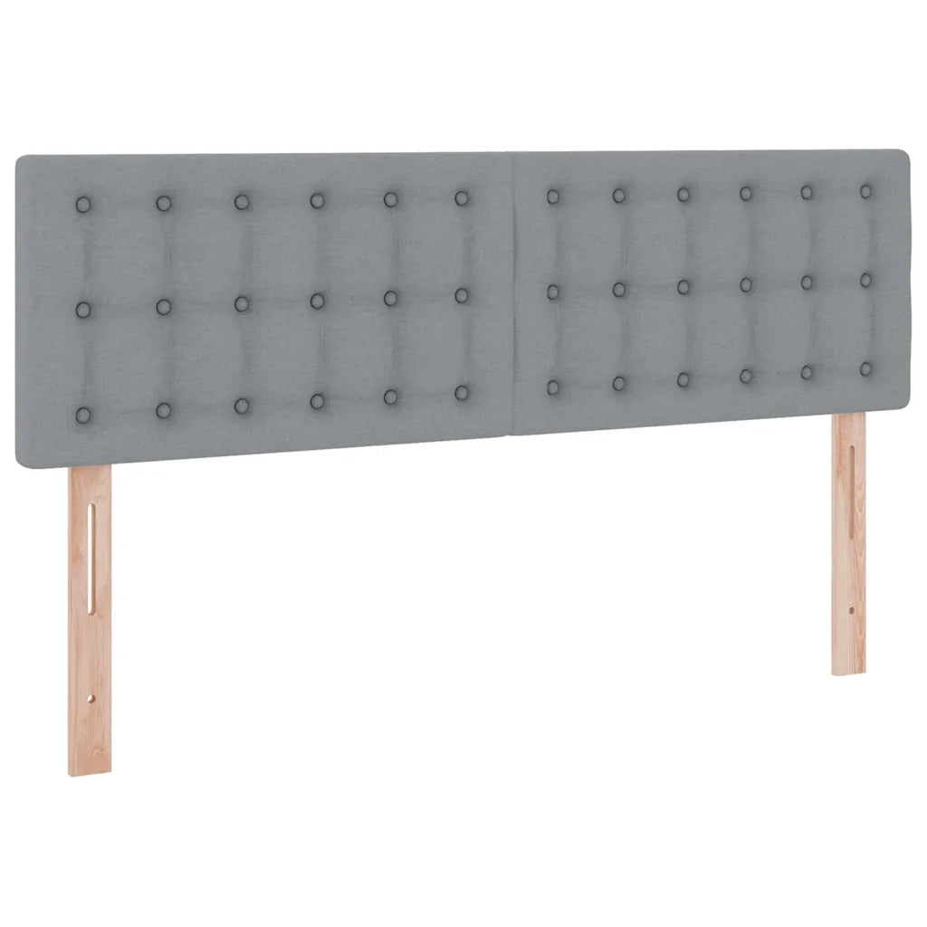 Letto con contenitore e materasso Grigio chiaro 140 x 200 cm 3370638