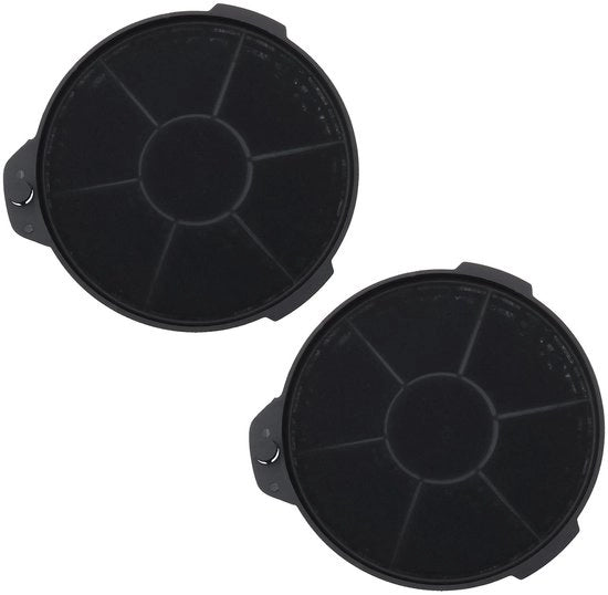 Filtro di aspirazione attivo a base di carbone - 2 pezzi - Dimensioni 144x132x25mm - Compatibile con B&Q/CATA/COOKE & LEWIS - Assorbe odori - Facile da installare - Filtrante