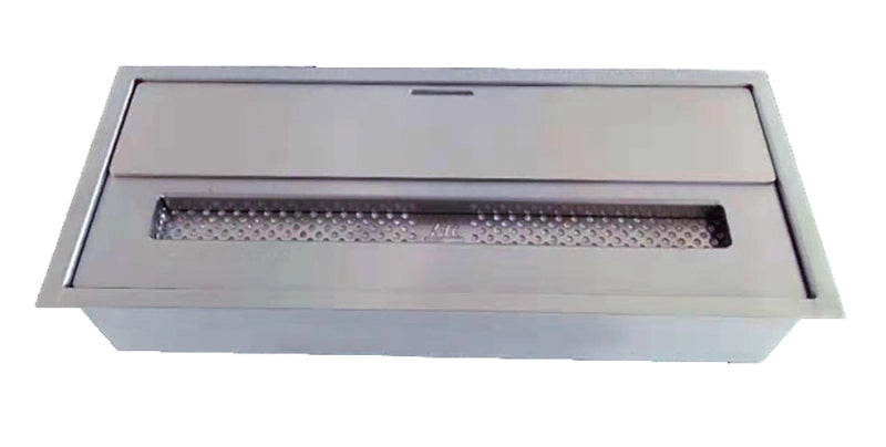 Bruciatore a Bioetanolo per Camini 45,7x18,7x9,5 cm 3,5L in Acciaio Inox