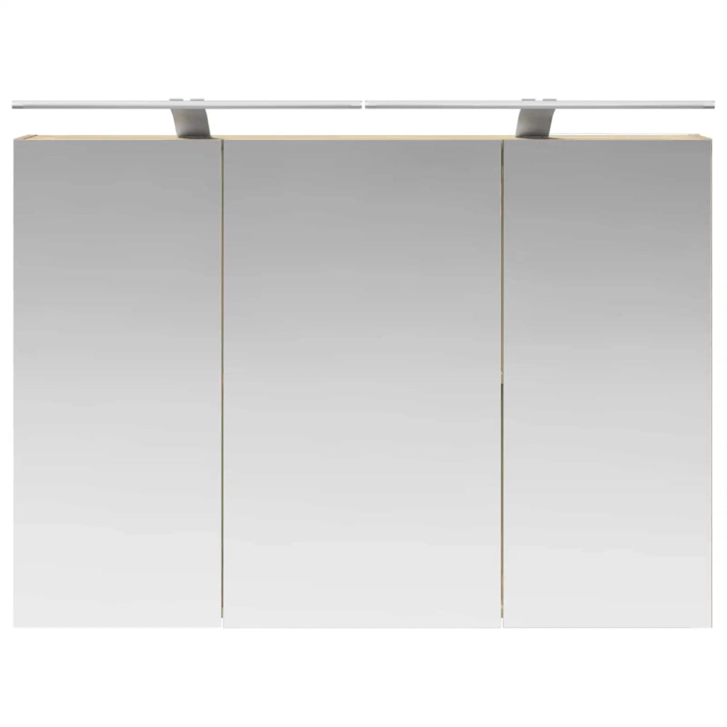 Mobiletto per specchio da bagno con lo scaffale Rovere Sonoma