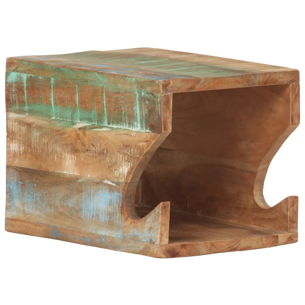 Supporto Bicicletta da Parete 35x25x25 cm in Legno di Recupero cod mxl 64510
