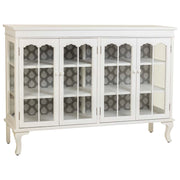 Credenza in legno bianco 142,5x40,5x101,5h